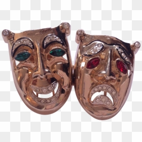 Face Mask, HD Png Download - comedy and tragedy masks png
