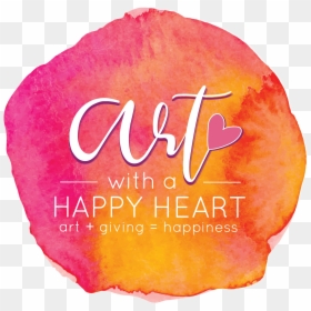 Art With A Happy Heart - Apple, HD Png Download - heart art png