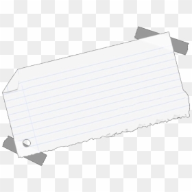 Transparent Paper With Tape Png - Papel Png, Png Download - papel roto png