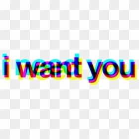 #sticker #letters 3d Letters Follow Me And Like My - Want You, HD Png Download - 3d letters png