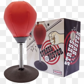 Stress Buster Desktop Punching Bag Red, HD Png Download - punching bag png