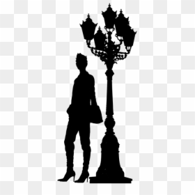 Woman, Standing, Street, Confident, Silhouette - Silhouette, HD Png Download - confident png