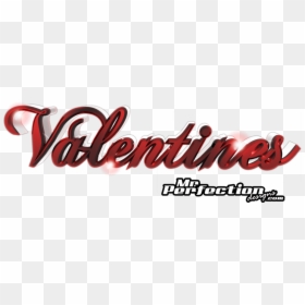 Valentines 3d Text Red Mrperfection - Valentine 3d Text Png, Transparent Png - 3d letters png