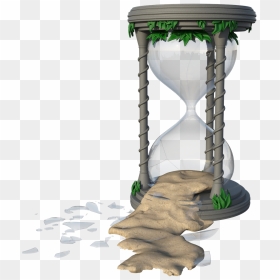 Reloj De Arena, Arena, Roto, Hojas, Vidrio, HD Png Download - papel roto png