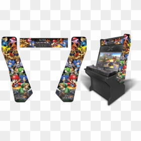 Super Smash Bros - Smash Bros Themed Wii U, HD Png Download - arcade cabinet png