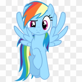 Fanmade Rainbow Dash Flying And Having A Weird Face - Rainbow Dash Png, Transparent Png - weird face png