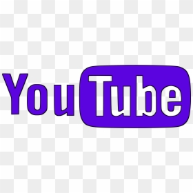 Logo Youtube Violet, HD Png Download - internet symbol png