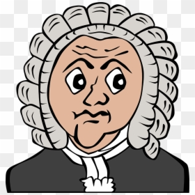Weird Court Cases - Jan Sebastian Bach Cartoon, HD Png Download - weird face png