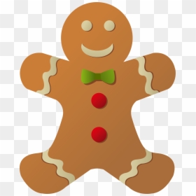 The Gingerbread Man Gingerbread House Santa Claus - Gingerbread Man Png, Transparent Png - shrek gingerbread man png