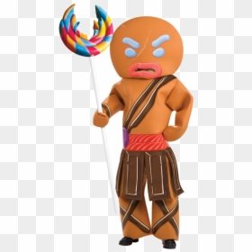 Transparent Shrek Gingerbread Man Png - Gingerbread Man Warrior Costume, Png Download - shrek gingerbread man png