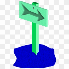 Sign Post Arrow Right - Signpost Gif, HD Png Download - right png
