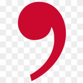 Comma Png File - Red Comma, Transparent Png - comma png