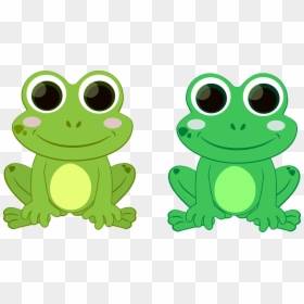 Clipart Lake Frog Pond - Frog In A Pond Clipart, HD Png Download - vhv