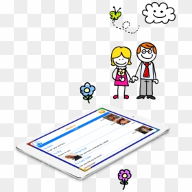 Drawing Email Clip Art - Family Cartoon, HD Png Download - email clipart png