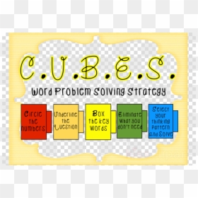 Math Magic Word Problems, HD Png Download - cube png