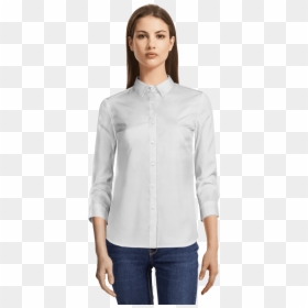 Dress Shirt, HD Png Download - white shirt png
