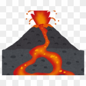 火山 イラスト, HD Png Download - volcano png