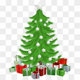 Christmas Tree And Presents Clipart, HD Png Download - presents png
