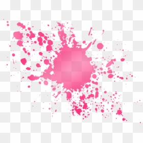 Pink Paint Splash Png, Transparent Png - splat png