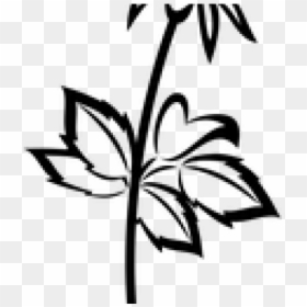 Flower Vector Png Black, Transparent Png - png flowers vectors