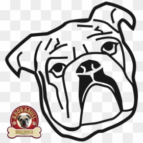 Ok Google Foto Kepala Anjing Bulldog Kartun, HD Png Download - twitter.png