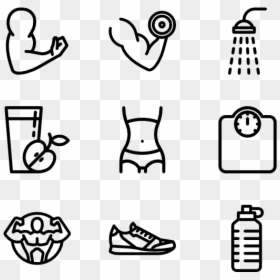 Gym Icon Free, HD Png Download - fitness png
