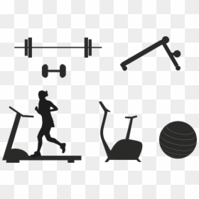 Gym Vector, HD Png Download - fitness png