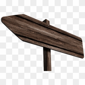 Wood Arrow Sign Png, Transparent Png - wooden sign png