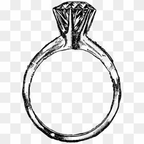 Black Engagement Ring Png, Transparent Png - wedding ring png
