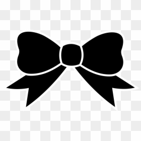 Clipart Black Bow, HD Png Download - christmas ribbon png