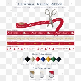 Graphic Design, HD Png Download - christmas ribbon png