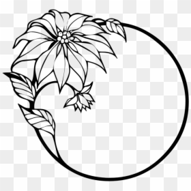 Sunflower Clip Art Black And White, HD Png Download - white flower png