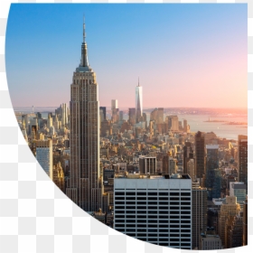 Empire State Building, HD Png Download - city skyline png