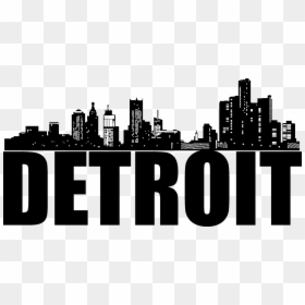 Transparent Detroit Skyline Png, Png Download - city skyline png