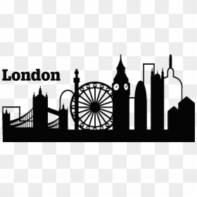 Transparent London Skyline Silhouette Free, HD Png Download - city skyline png