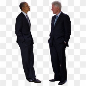 Bill Clinton Standing Transparent, HD Png Download - obama png