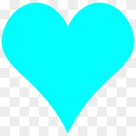 Light Blue Heart Clipart, HD Png Download - heart shape png