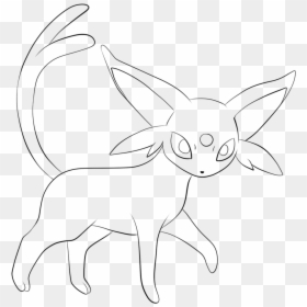 Pokemon Coloring Pages Eevee Evolutions Espeon, HD Png Download - eevee png