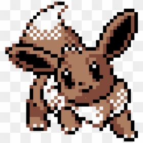 Pokemon Eevee Pixel Art, HD Png Download - eevee png