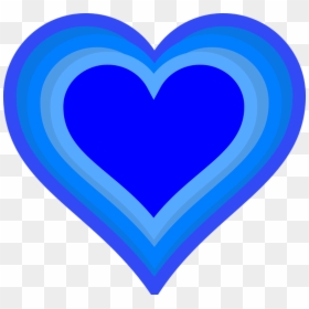 Blue Love Clip Art, HD Png Download - heart shape png