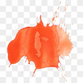 Transparent Orange Watercolor Splash, HD Png Download - watercolor splash png