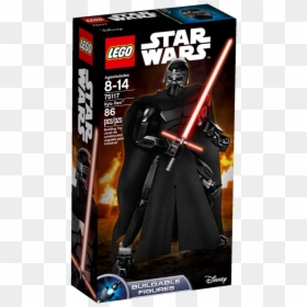 Lego Star Wars Buildable Figures Kylo Ren, HD Png Download - kylo ren png