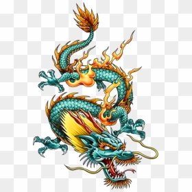 Chinese Dragon Tattoo Png, Transparent Png - chinese dragon png