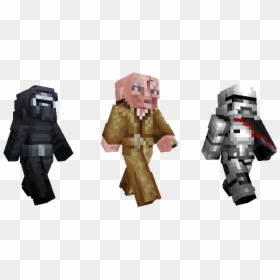 Kylo Ren, Snoke And Captain Phasma - Minecraft Moana Skin Pack, HD Png Download - kylo ren png