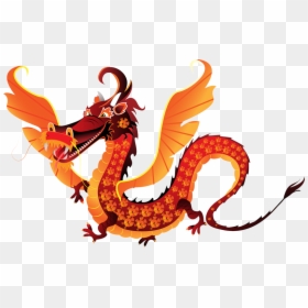 Chinese Dragon With Wing, HD Png Download - chinese dragon png