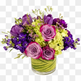 Floribunda, HD Png Download - purple flowers png