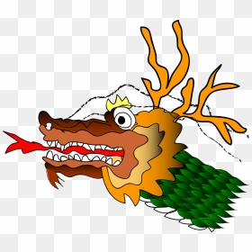 Chinese Dragon Head Clipart Png, Transparent Png - chinese dragon png