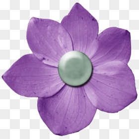 Petal Flowers Images Scrapbook, HD Png Download - purple flowers png