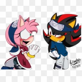 Sakura Vs Amy Rose, HD Png Download - shadow the hedgehog png