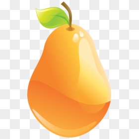 Cartoon Fruit And Vegetables, HD Png Download - pear png
